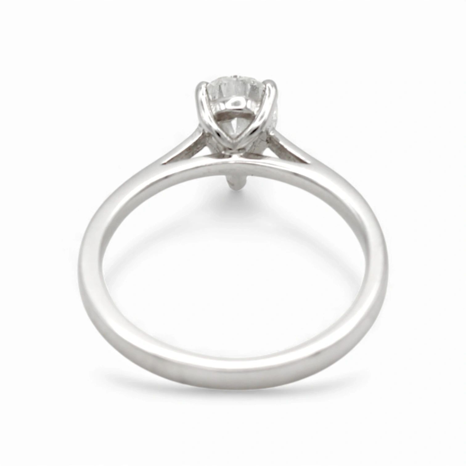 1.02 Carat Pear Cut Diamond Solitaire Ring - Image 3