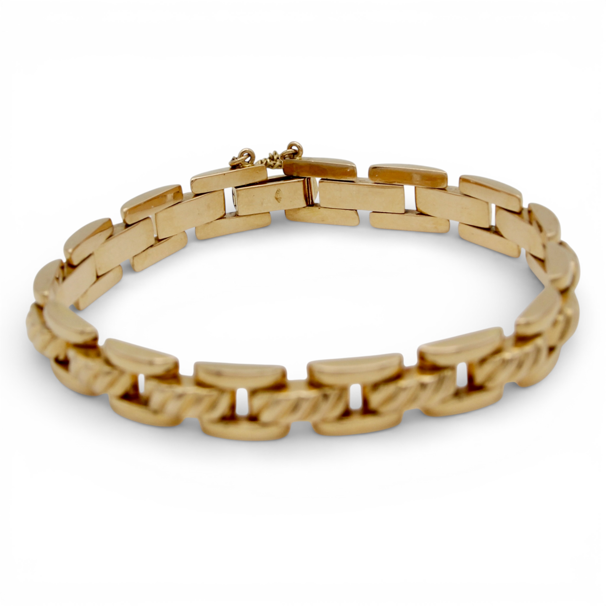 Vintage Fancy Link Bracelet - Image 4
