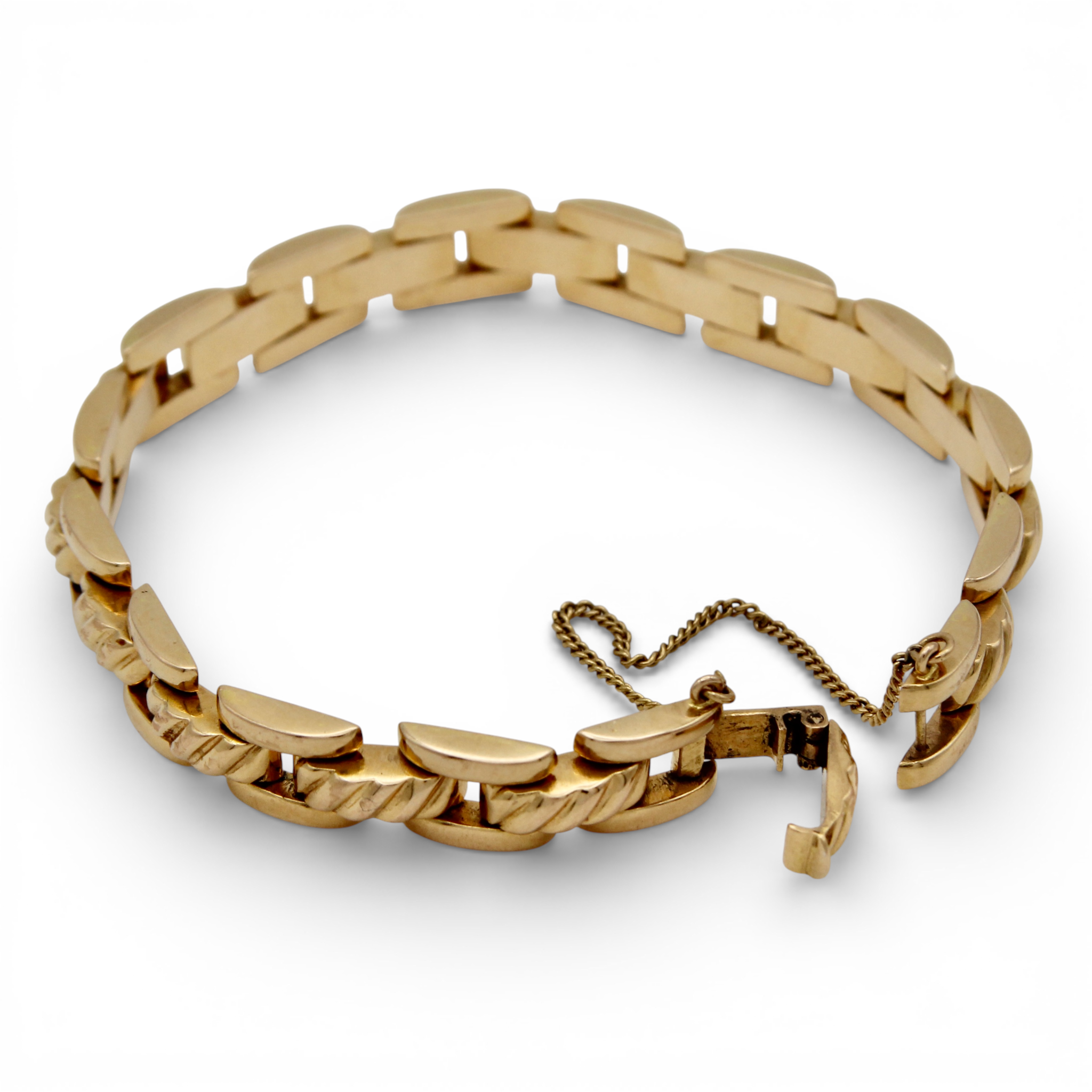 Vintage Fancy Link Bracelet - Image 5