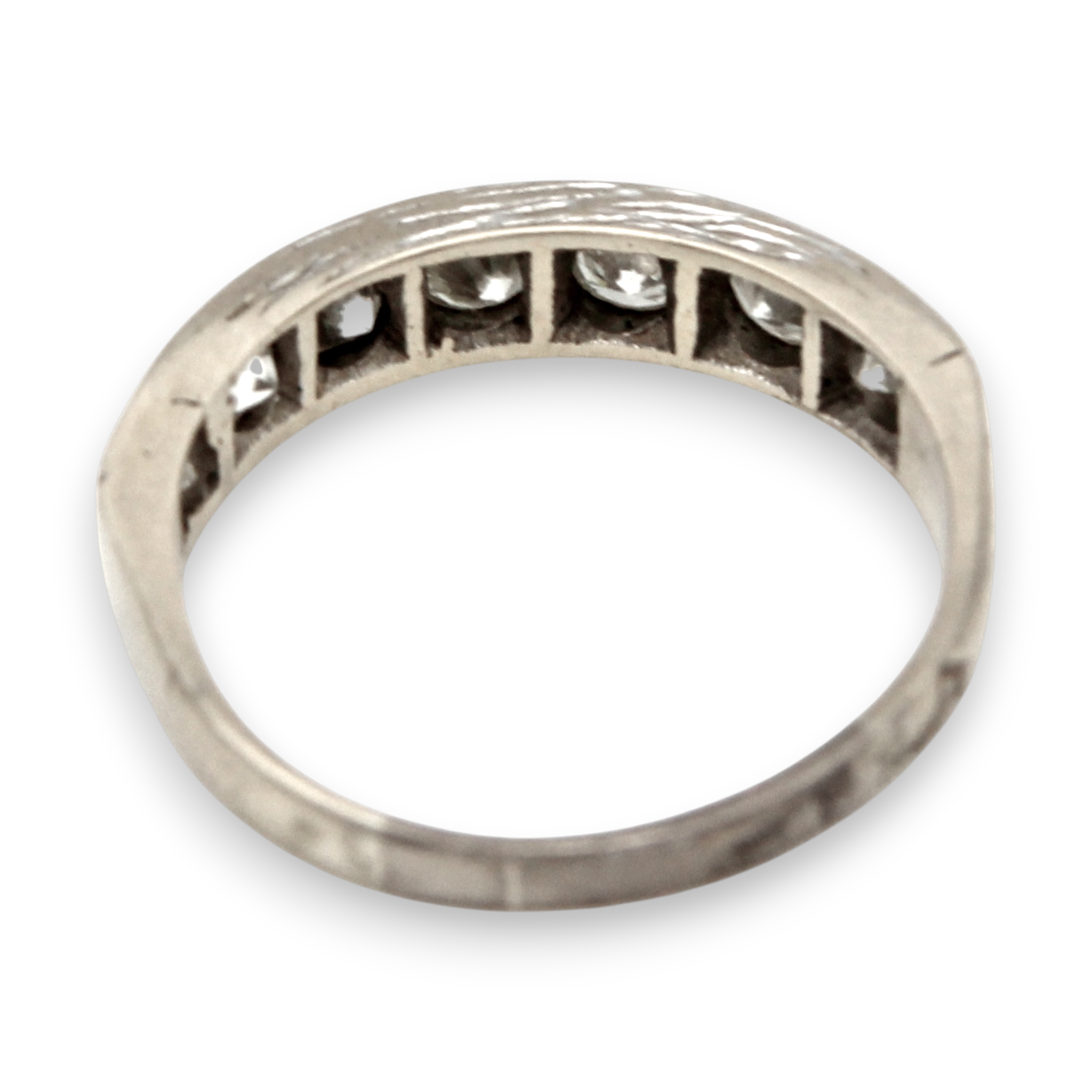 Diamond Half Eternity Ring - Image 3