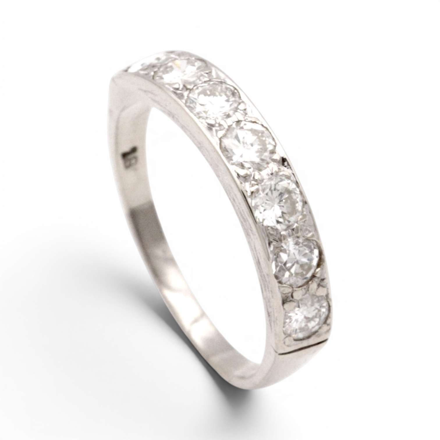 Diamond Half Eternity Ring - Image 2