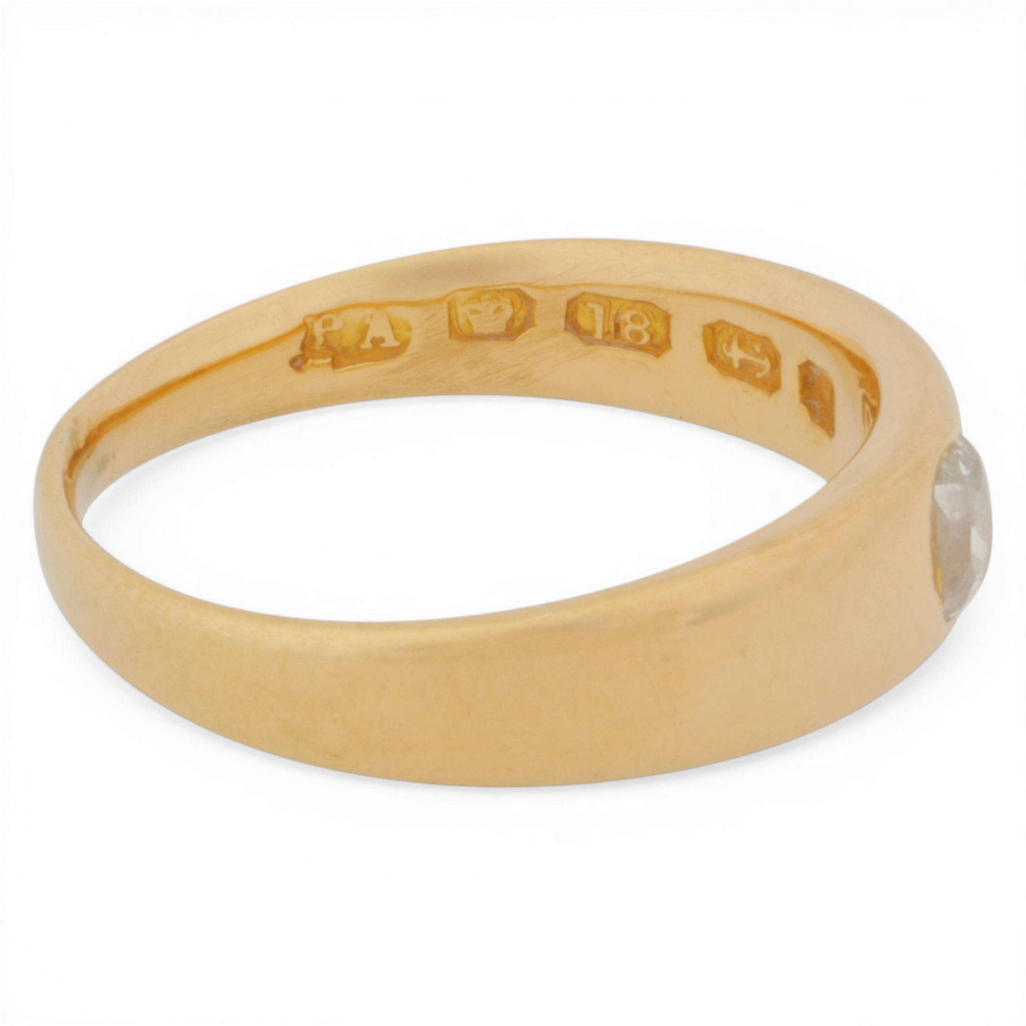 Vintage Diamond Gypsy Ring - Image 2