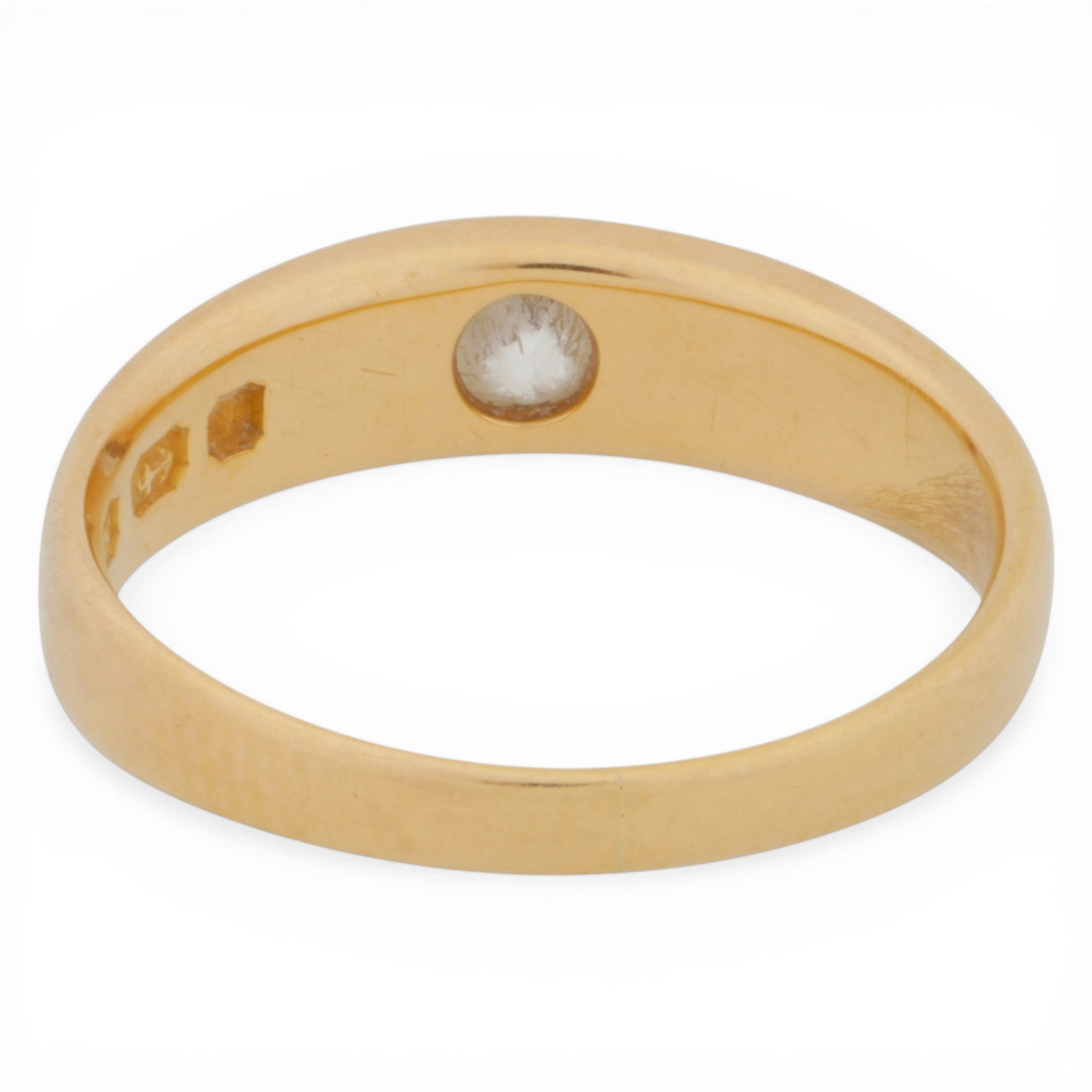 Vintage Diamond Gypsy Ring - Image 3