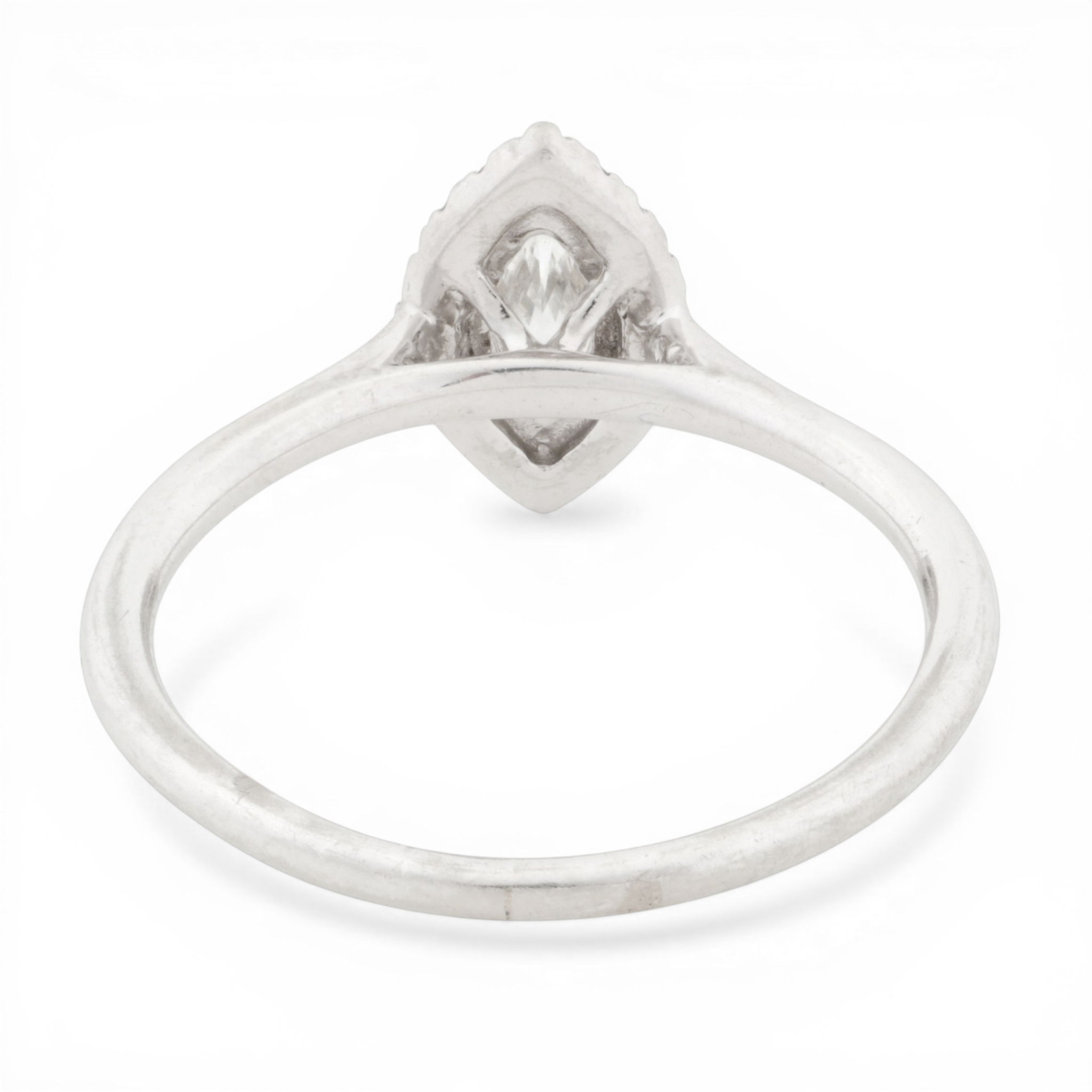 Marquise Cut Diamond Cluster Ring - Image 4