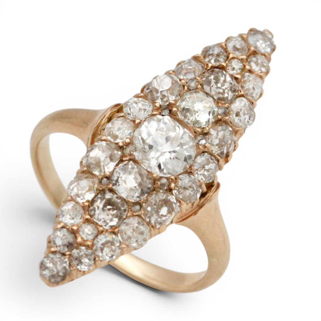 Diamond Navette Ring