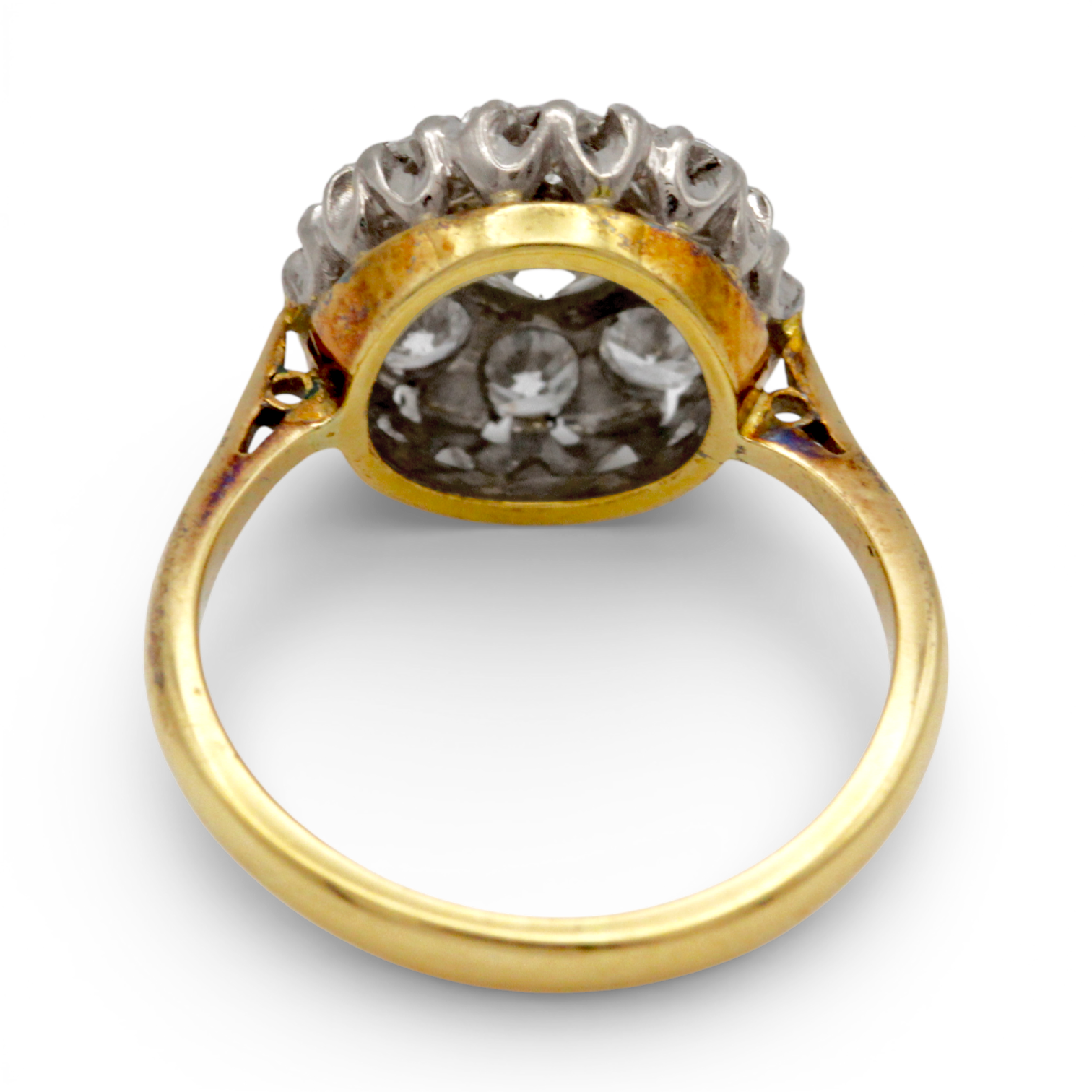 Vintage Diamond Cluster Ring - Image 2