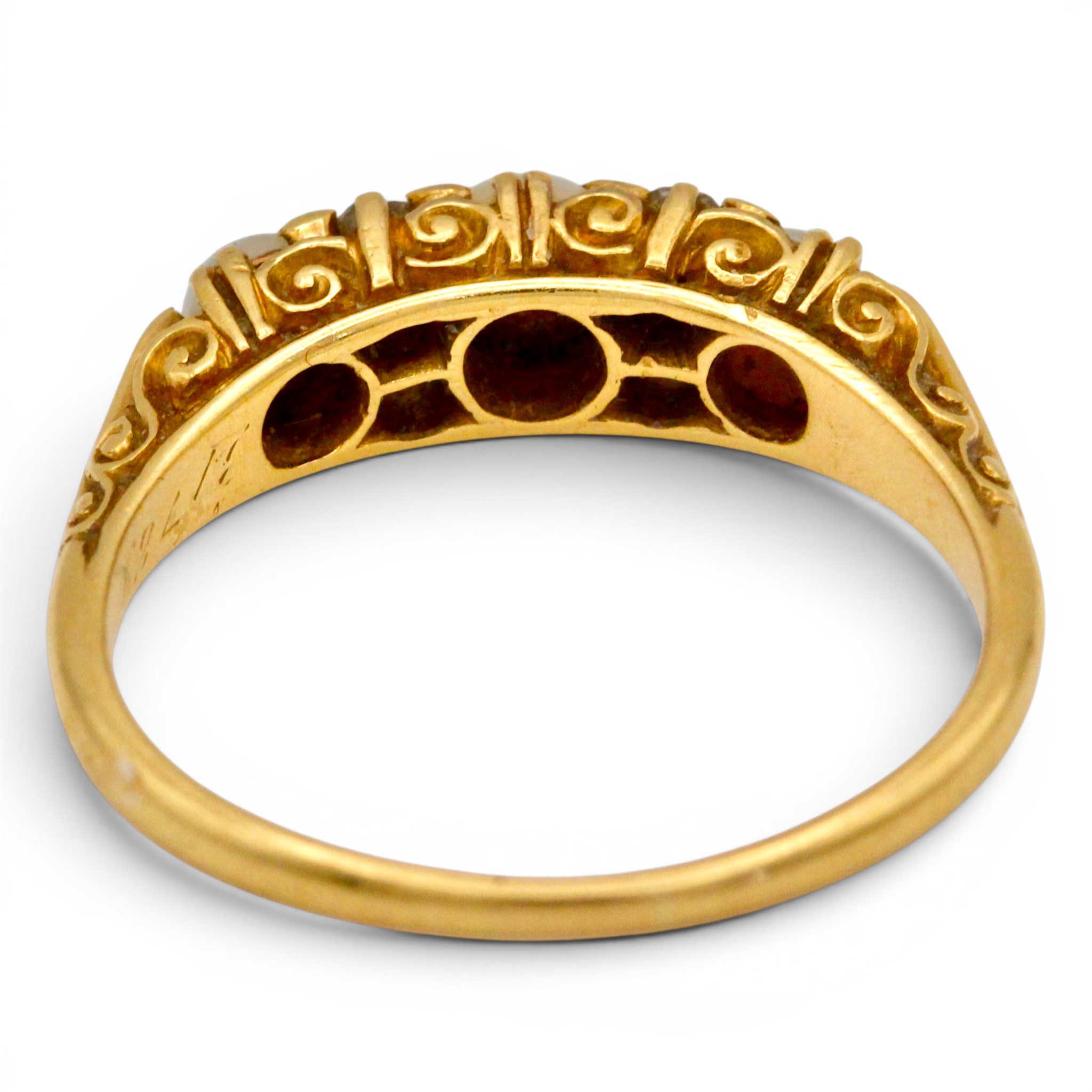 Antique Pearl and Diamond Ring - Image 2