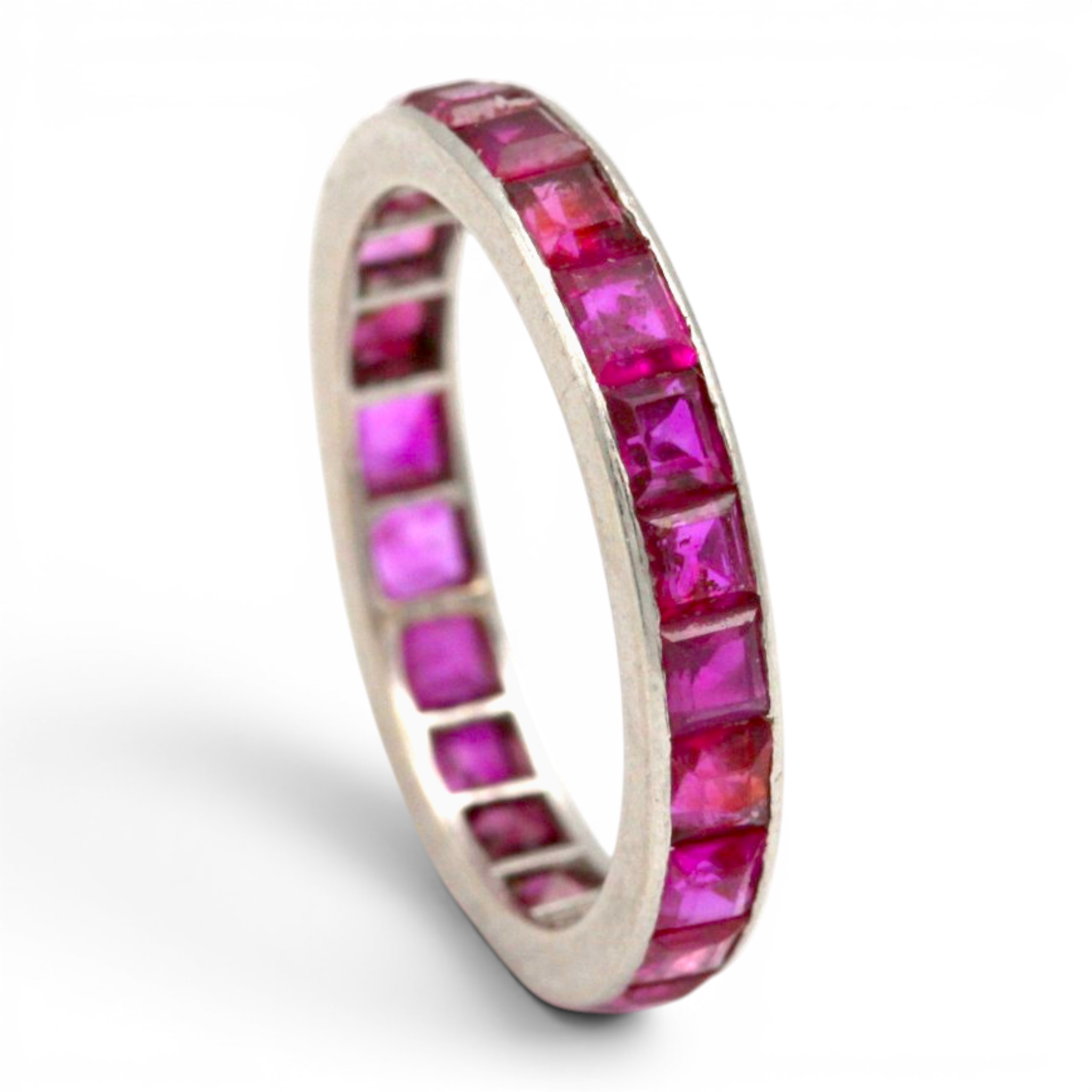 Vintage Ruby Eternity Ring - Image 2